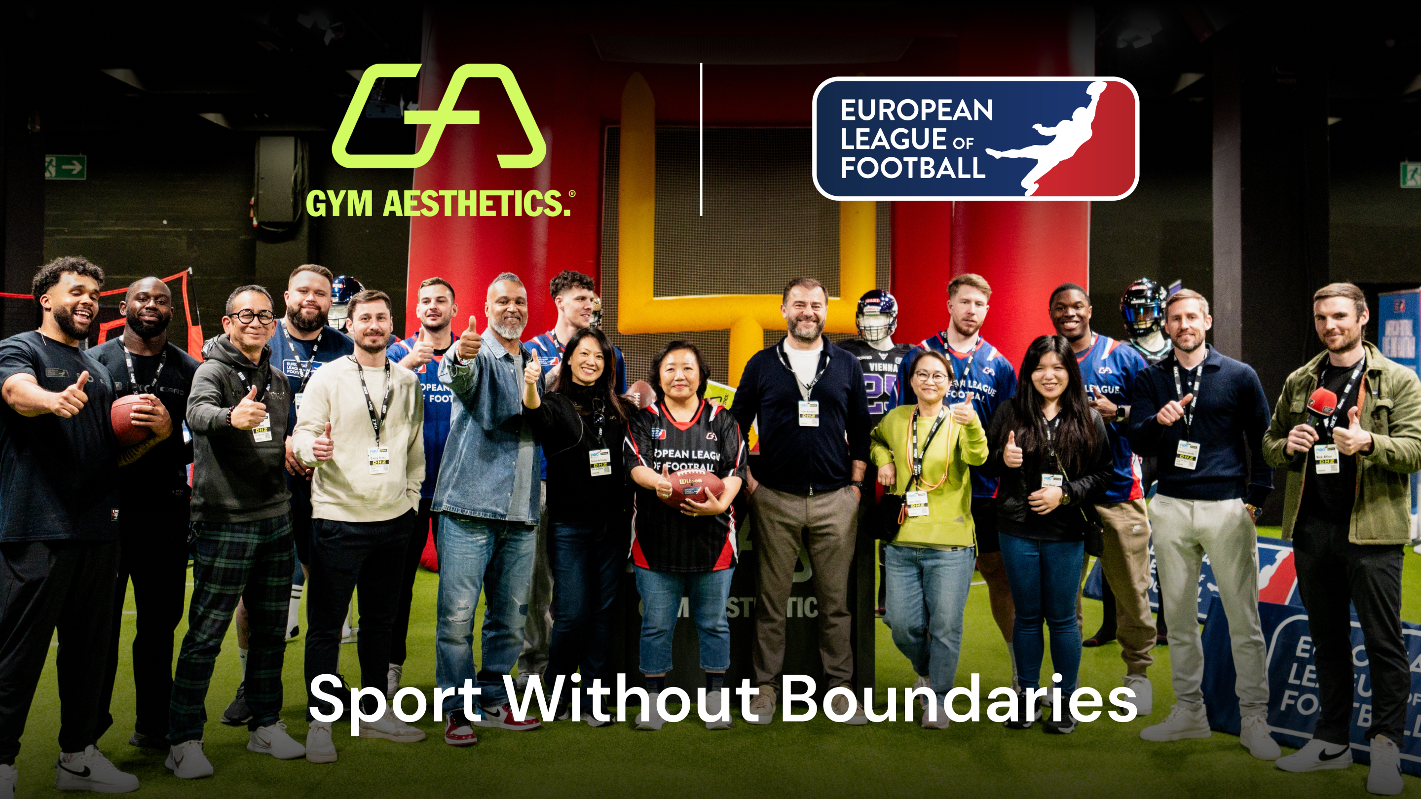 A Milestone for Sports Culture: GYM AESTHETICS GmbH Partners with the European League of Football (ELF)!