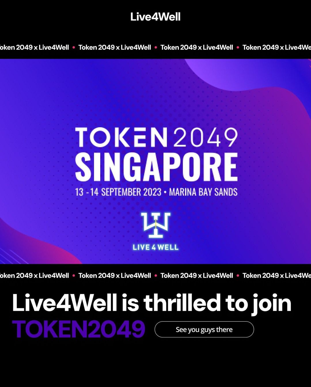 Live4Well 參展 TOKEN2049
