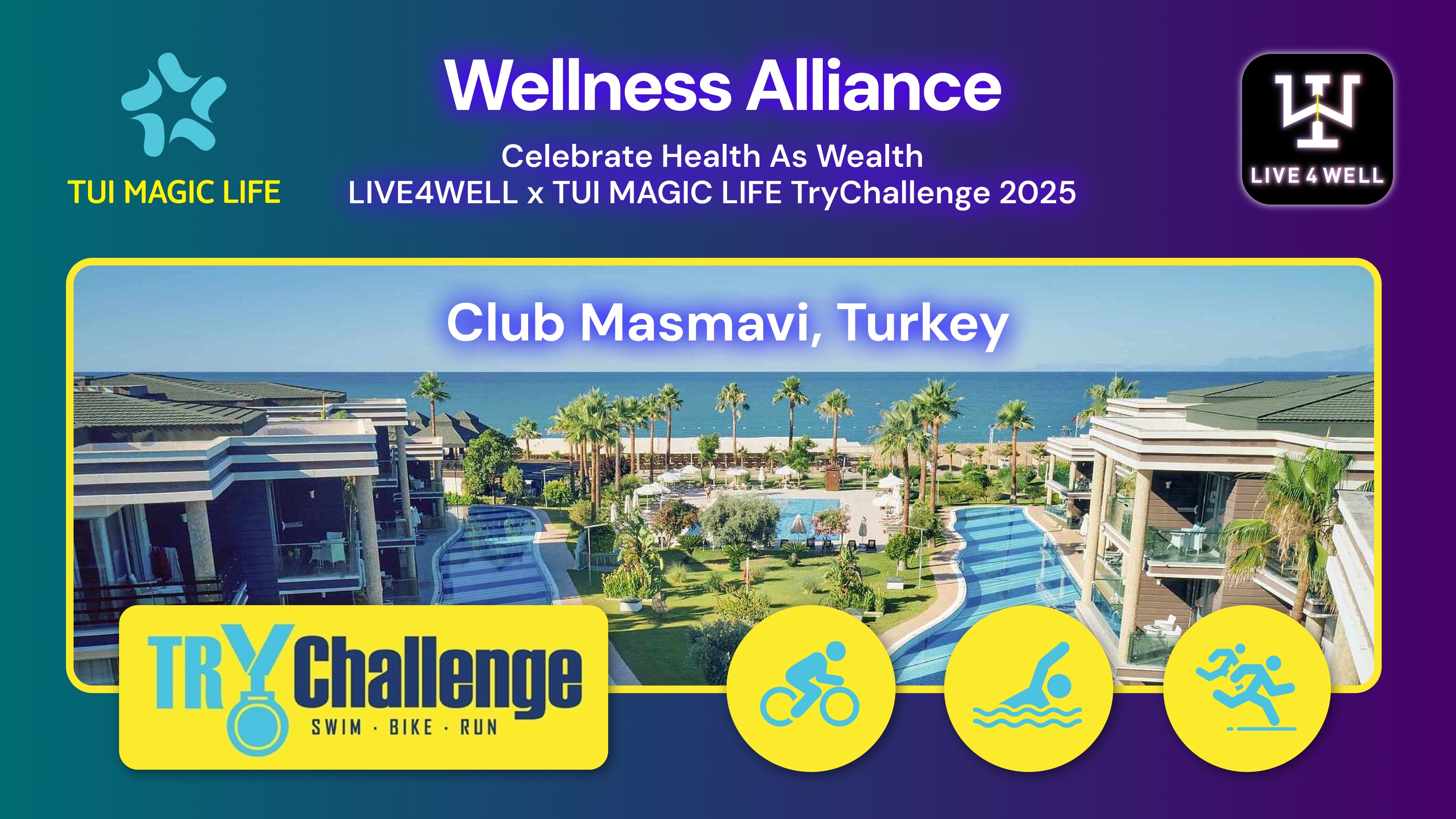 Exciting News! LIVE4WELL onboards the newest Europe Wellness Alliance — TUI MAGIC LIFE