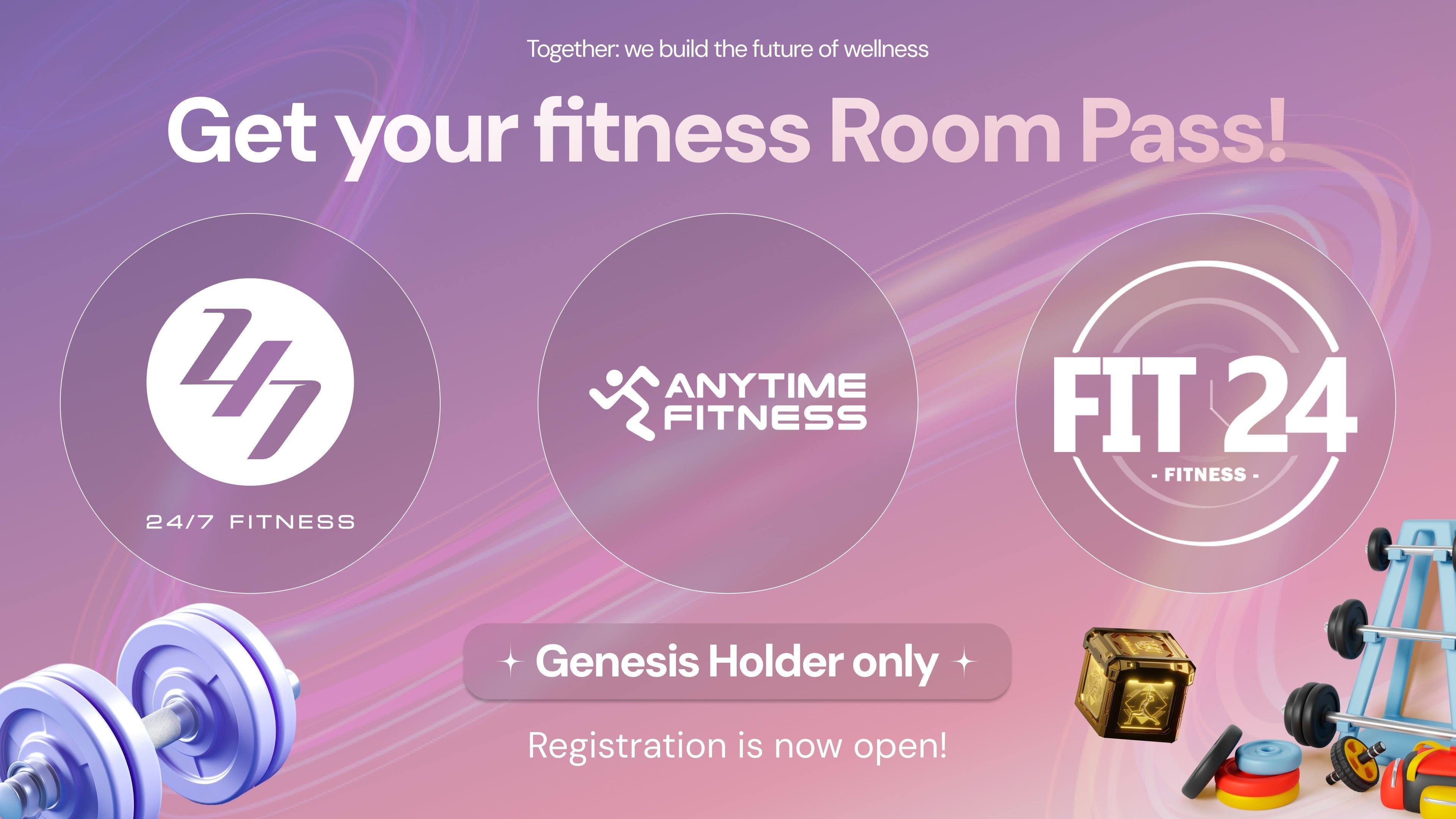 🏋️♀️🪪Fitness room pass registration is now OPEN !