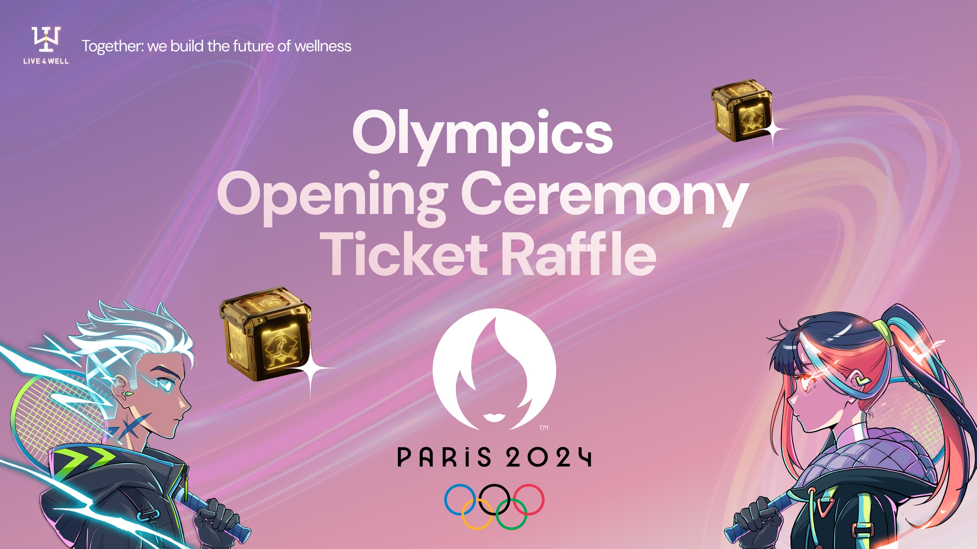 📢Last Hour Deposit to win an Olympic Games Opening Ceremony ticket w Live4Well