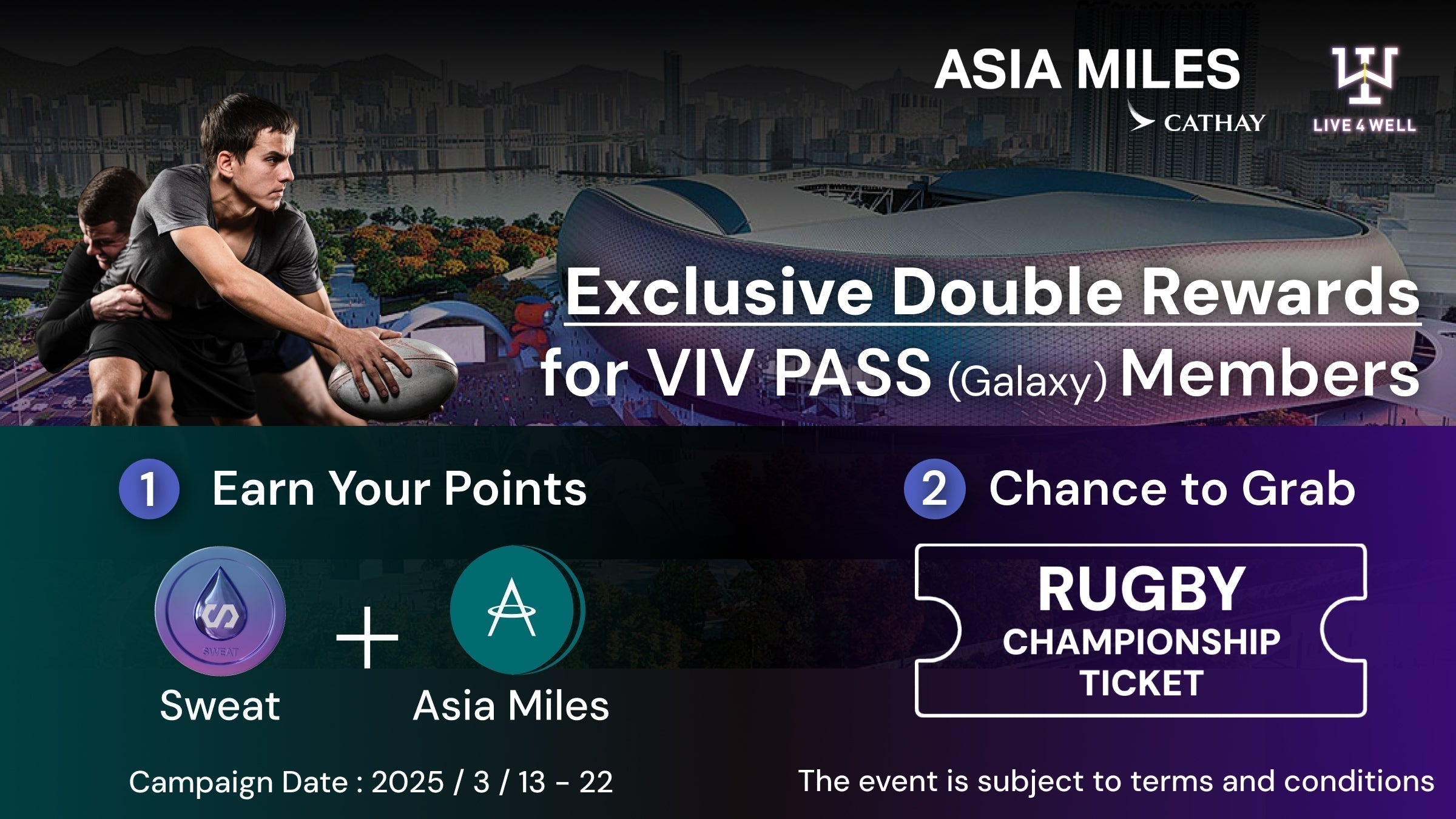 Live4Well β’ Treat Yourself To An Unforgettable Experience At The International RUGBY Event!