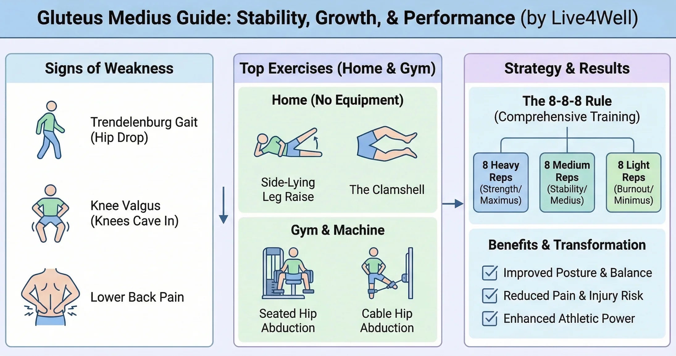 The Ultimate Guide to Gluteus Medius Exercises for Stability and Growth
