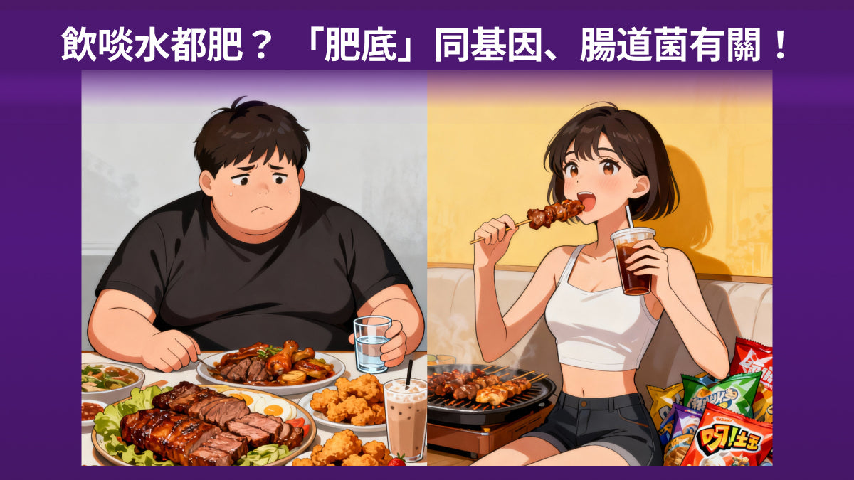 飲啖水都肥?「肥底」同基因、腸道菌有關!