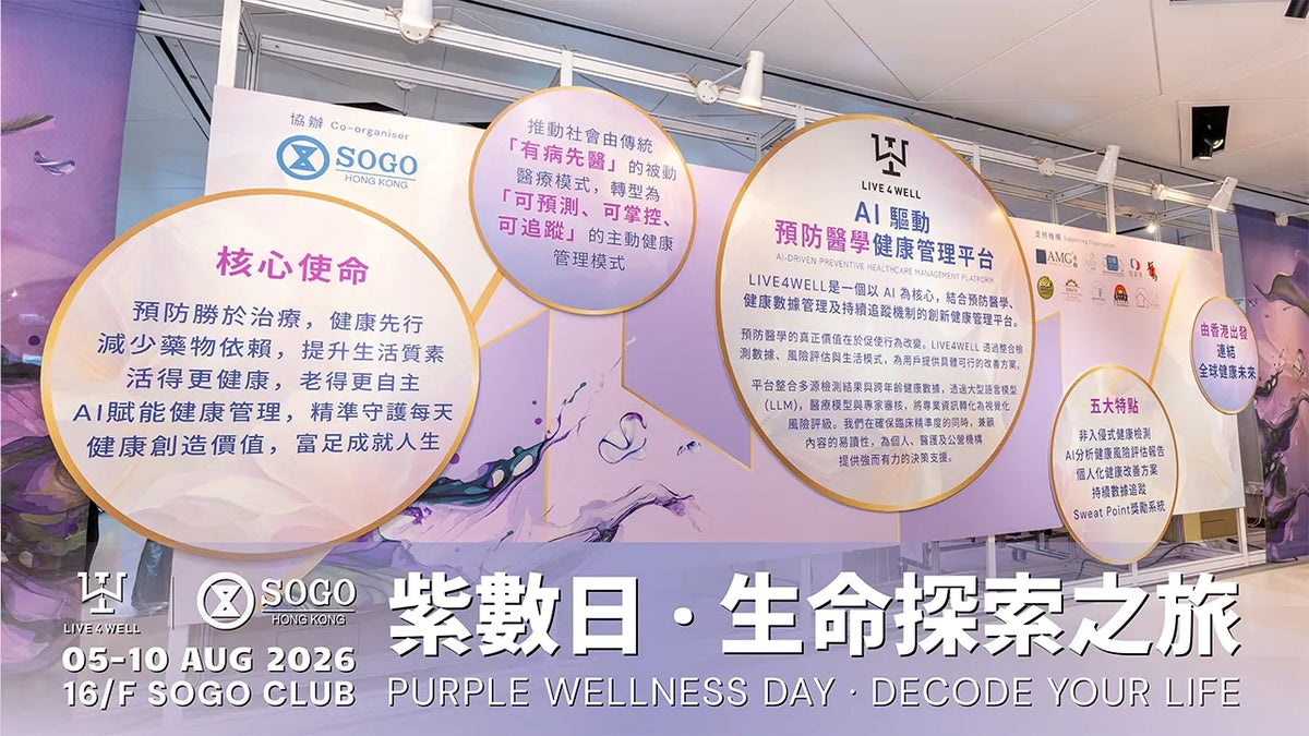 身體密碼大解鎖🗝️讀懂你的紫數 · 改變你的生活 · 健康「紫」係咁簡單!