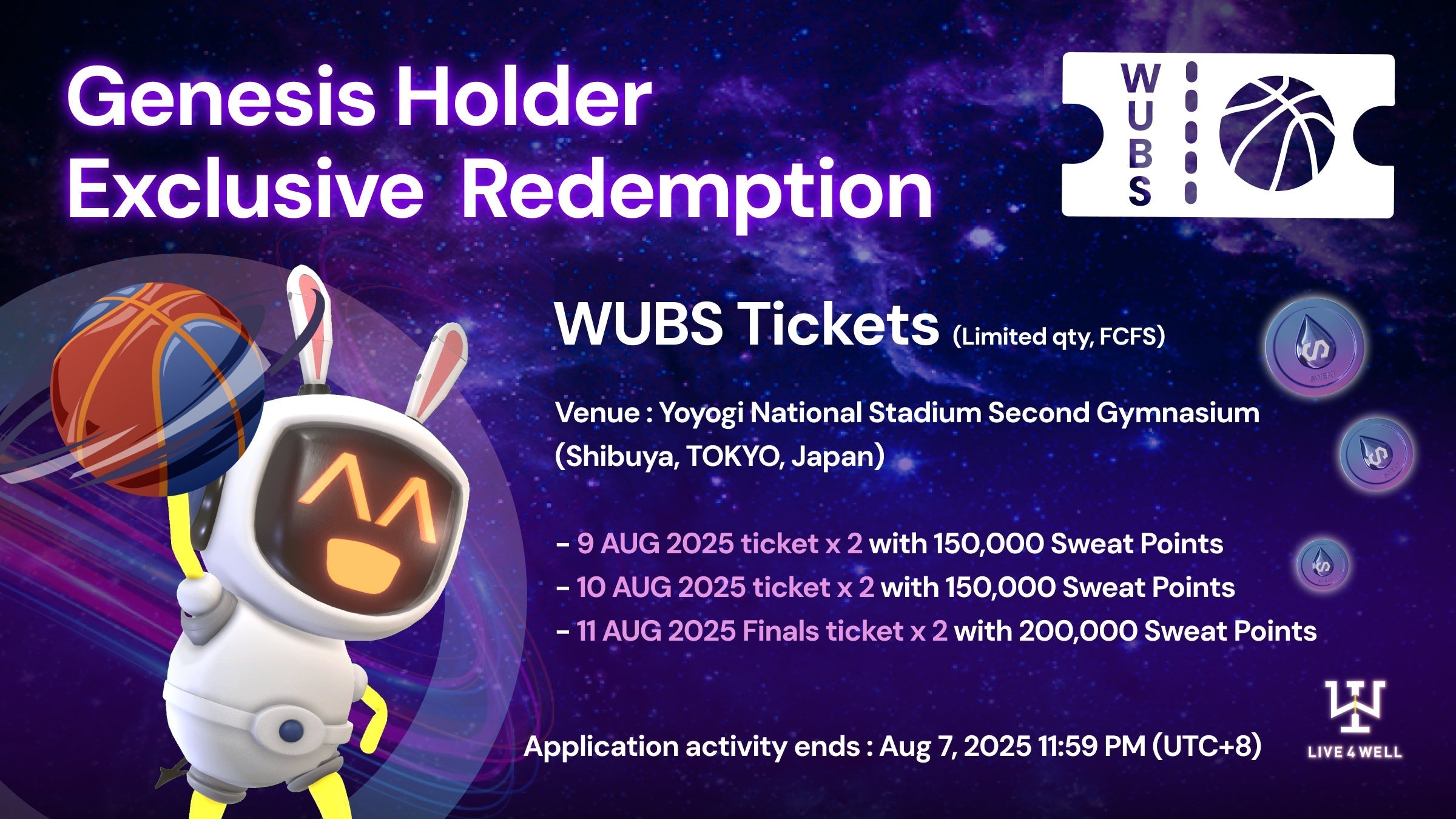 Genesis Holder Priority Redemption - WUBS Tickets