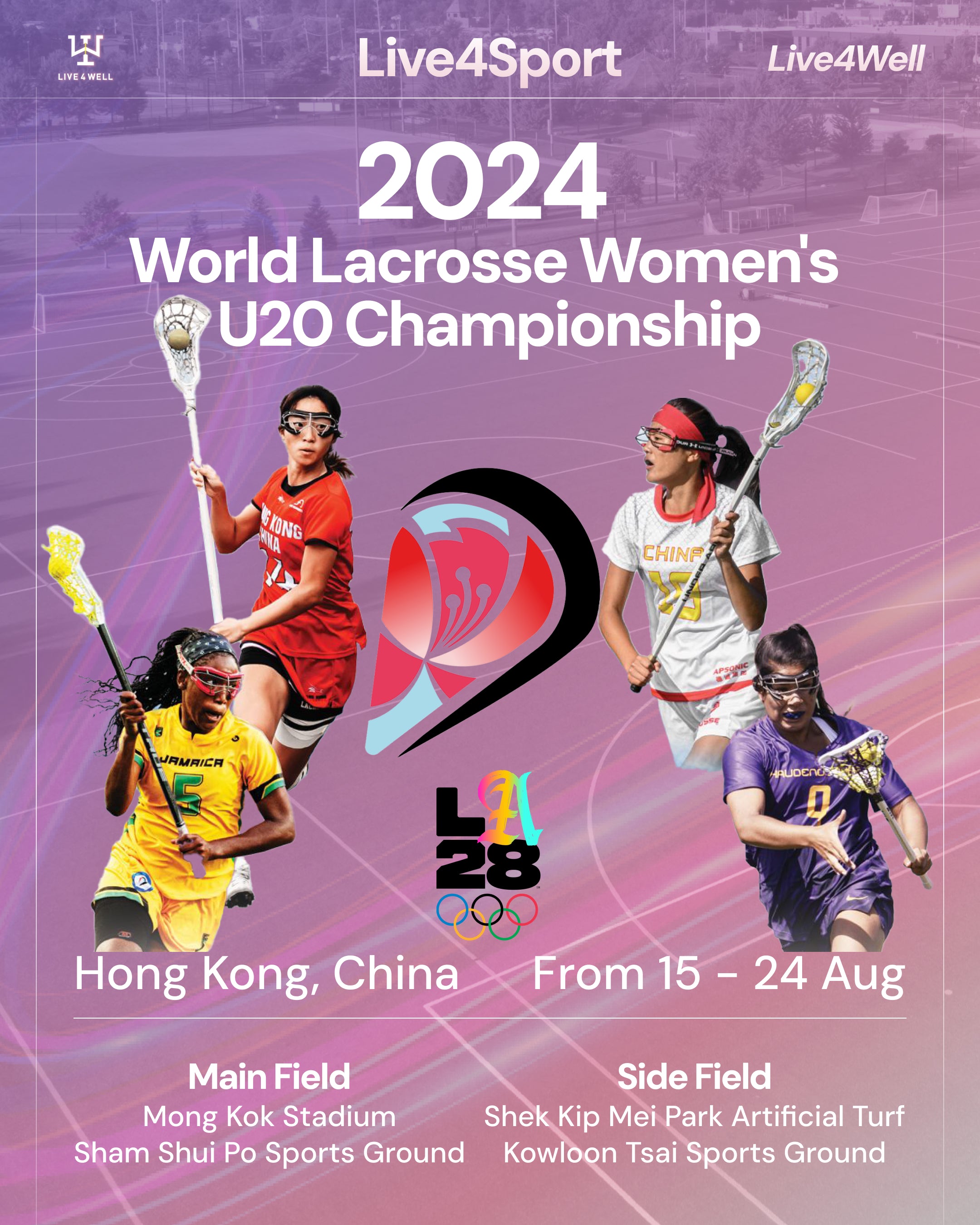 The World Lacrosse Women's U20 Championship is happening THIS WEEK ! 🥍🎉