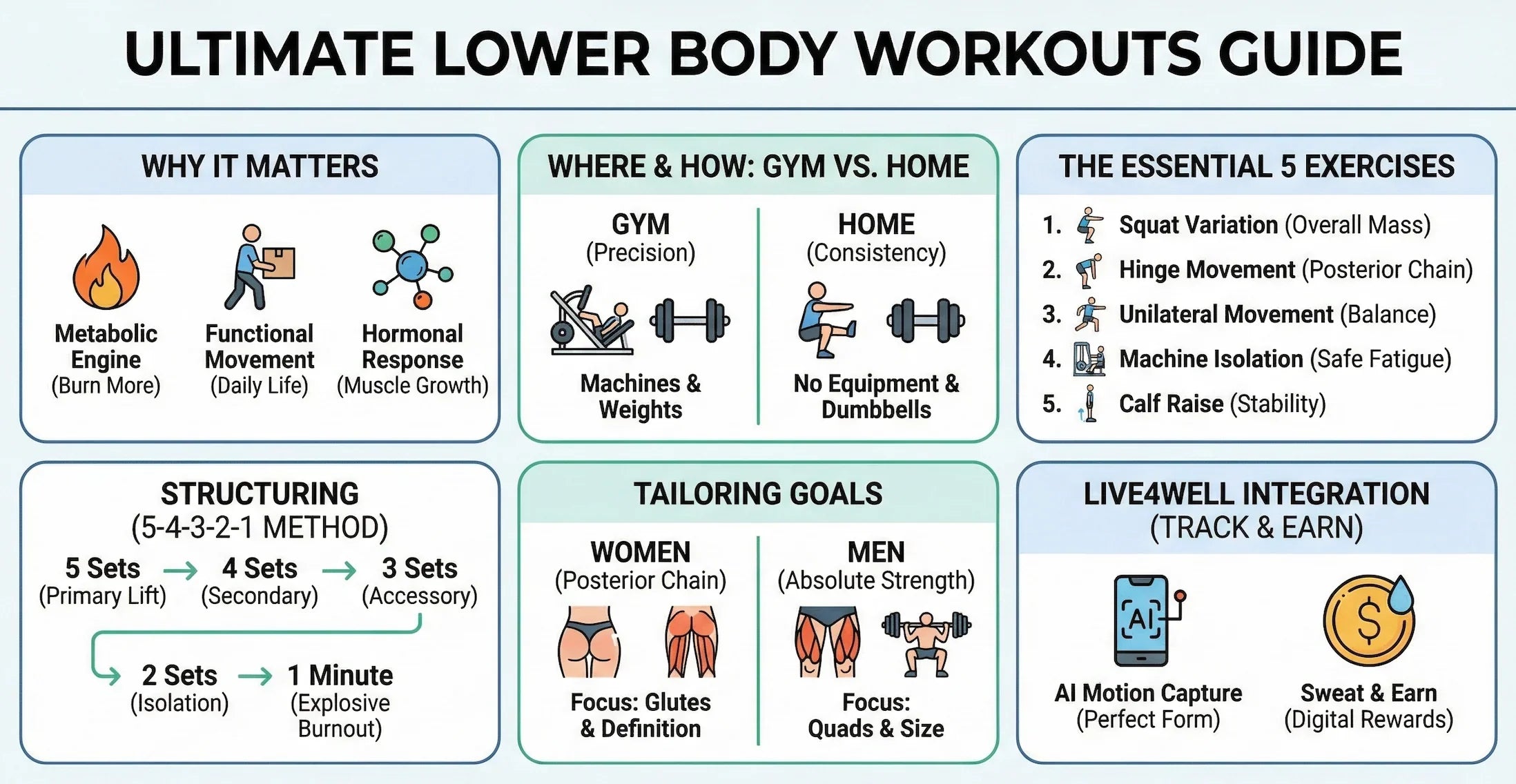 The Ultimate Guide to Lower Body Workouts: Build Strength, Power, and Rewards