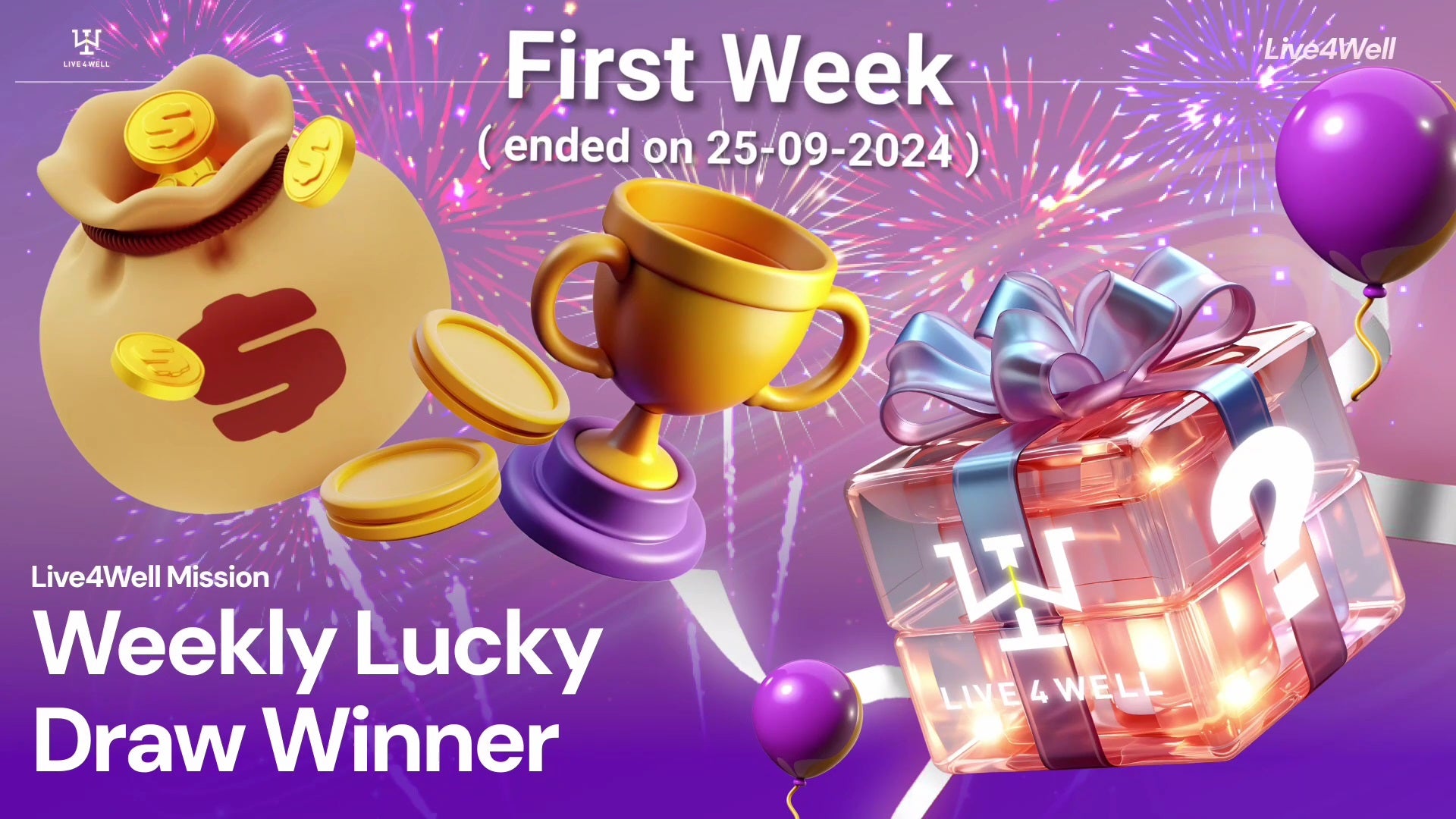 Mission Board Weekly Lucky Draw - 2024.09.25 First Week Winners | Live4Well