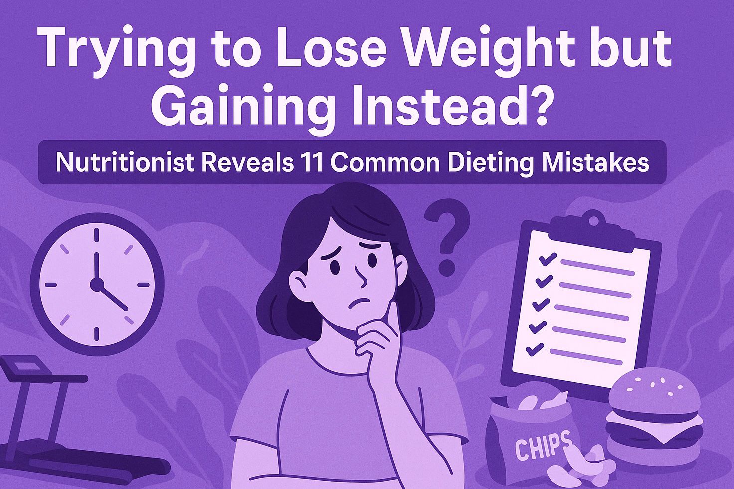 Trying to Lose Weight but Gaining Instead? Nutritionist Reveals 11 Common Dieting Mistakes