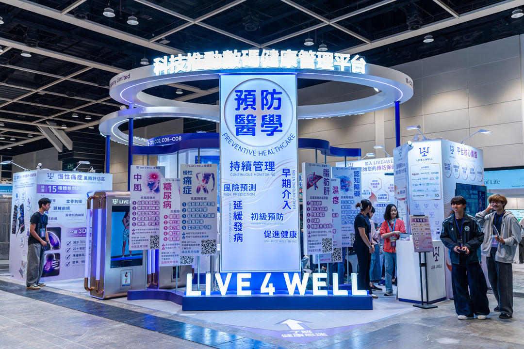LIVE4WELL優悠生活博覽 2026活動圓滿結束！ AI 體驗揭示健康警號— 是時候為身體升級管理